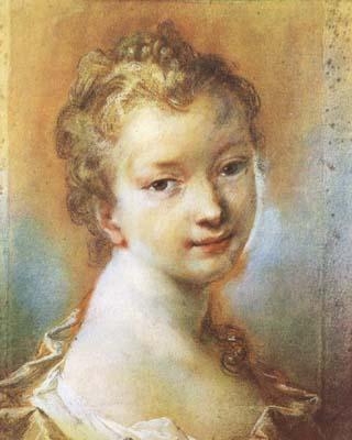 CARRIERA, Rosalba fg Portrait of a Young Girl (mk08)